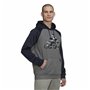 Sweat à capuche homme Adidas Game and Go Camo Gris