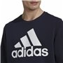 Sweat sans capuche homme Adidas Essentials Big Logo Blue marine Bleu foncé