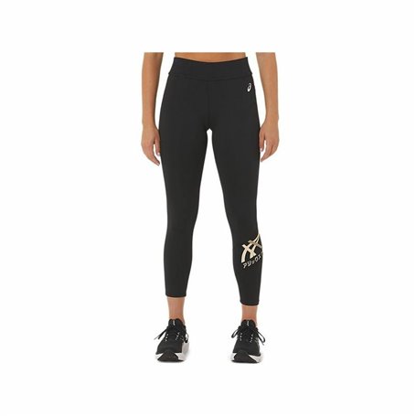 Leggings de Sport pour Femmes Asics Tiger 7/8 Noir