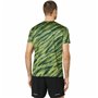 T-shirt à manches courtes homme Asics Core All Over Print Ss  Vert