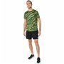 T-shirt à manches courtes homme Asics Core All Over Print Ss  Vert