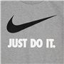 T shirt à manches courtes Enfant Nike Swoosh Jdi Ss  Gris