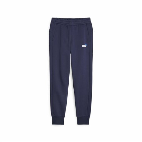 Pantalon de Survêtement pour Adultes Puma Ess+ 2 Col LogonT Blue marine Homme