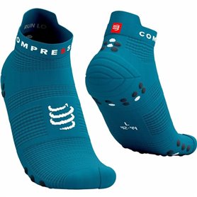 Socquettes de Sport  v4.0  Compressport Pro Racing Bleu