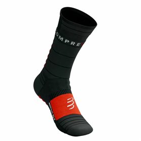 Chaussettes de Sport Compressport Pro Racing Rouge Noir