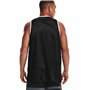 t-shirt de basket Under Armour Baseline Noir