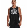 t-shirt de basket Under Armour Baseline Noir