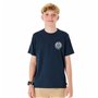 T shirt à manches courtes Enfant Rip Curl Stapler Blue marine