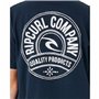 T shirt à manches courtes Enfant Rip Curl Stapler Blue marine