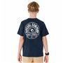 T shirt à manches courtes Enfant Rip Curl Stapler Blue marine