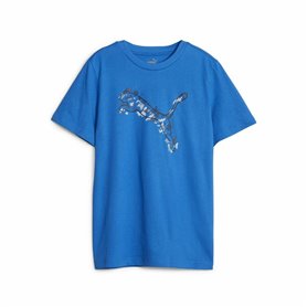 T shirt à manches courtes Enfant Puma Active Sports Graphic Bleu