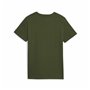 T shirt à manches courtes Enfant Puma Ess+ 2 Col Logo Vert foncé