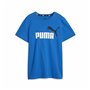 T shirt à manches courtes Enfant Puma Ess+ 2 Col Logo Bleu