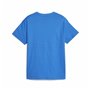 T shirt à manches courtes Enfant Puma Power Colorblock Bleu