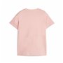 T shirt à manches courtes Enfant Puma Power Colorblock Saumon