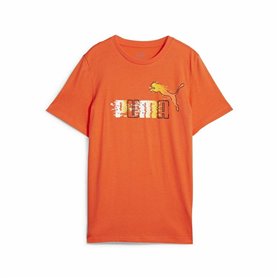 T shirt à manches courtes Enfant Puma Ess+ Futureverse Orange