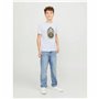 T shirt à manches courtes Enfant Jack & Jones Jorheavens Blanc