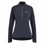 T-shirt à manches longues unisex Odlo 1/2 Zip Zeroweight Noir