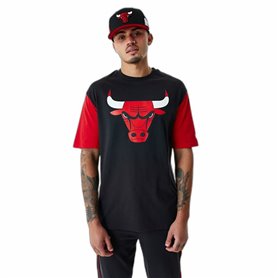 T-shirt à manches courtes homme New Era NBA Colour Insert Chicago Bulls Noir