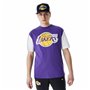 T-shirt à manches courtes homme New Era NBA Colour Insert LA Lakers Violet