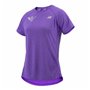 T-shirt à manches courtes femme New Balance Valencia Marathon Violet