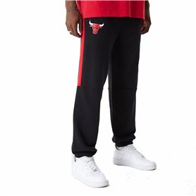 Pantalon pour Adulte New Era NBA Colour Block Chicago Bulls Noir Homme