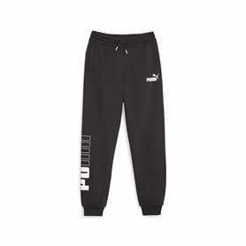 Pantalons de Survêtement pour Enfants Puma Power Colorblock Noir