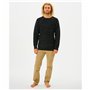 Sweat sans capuche homme Rip Curl Tide Noir