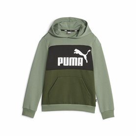 Sweat-shirt Enfant Puma Ess Block Fl Vert