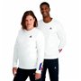 Sweat sans capuche unisex Le coq sportif Tri Crew N°1 New Optical Blanc