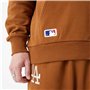 Sweat à capuche unisex New Era League Essentials LA Dodgers Ocre