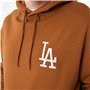 Sweat à capuche unisex New Era League Essentials LA Dodgers Ocre