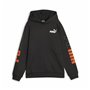 Sweat-shirt Enfant Puma Power Colorblock Noir