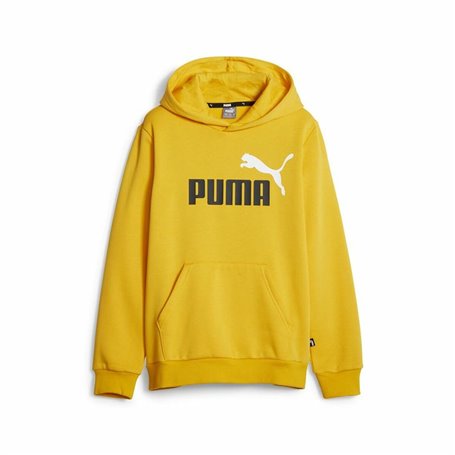 Sweat-shirt Enfant Puma Ess+ 2 Col Big Logo Jaune