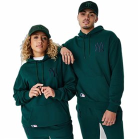 Sweat à capuche unisex New Era League Essentials New York Yankees Vert foncé