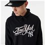 Sweat à capuche unisex New Era MLB Retro Graphic New York Yankees Noir