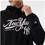 Sweat à capuche unisex New Era MLB Retro Graphic New York Yankees Noir