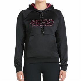 Sweat à capuche femme +8000 Liz Noir