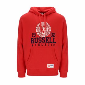 Sweat à capuche homme Russell Athletic Ath 1902 Rouge