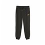 Pantalon de sport long Puma Ess+ Minimal Gold Noir Femme