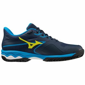 Chaussures de Padel pour Adultes Mizuno Wave Exceed Light 2 CC Bleu