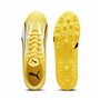 Chaussures de Football pour Adultes Puma Ultra Play MG Jaune