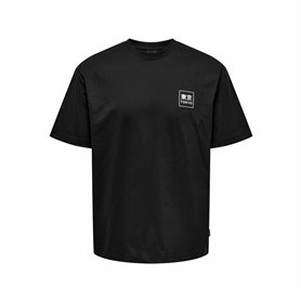 T-shirt à manches courtes homme Only & Sons Onskace Rlx Noir