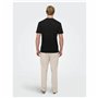 T-shirt à manches courtes homme Only & Sons Onskolton Reg Beach Noir