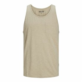 Débardeur Homme Jack & Jones Jortampa Slub Beige