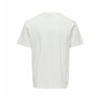 T-shirt à manches courtes homme Only & Sons Onskolton Reg Beach Blanc