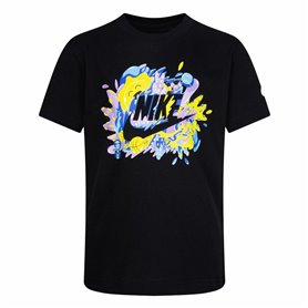 T shirt à manches courtes Enfant Nike Sport Splash  Noir