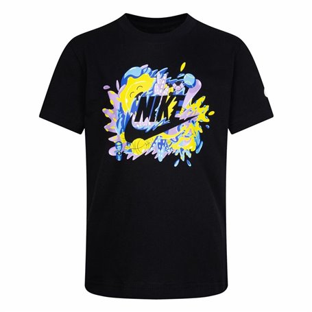 T shirt à manches courtes Enfant Nike Sport Splash  Noir