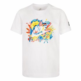 T shirt à manches courtes Enfant Nike Sport Splash  Blanc