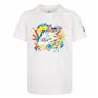 T shirt à manches courtes Enfant Nike Sport Splash  Blanc